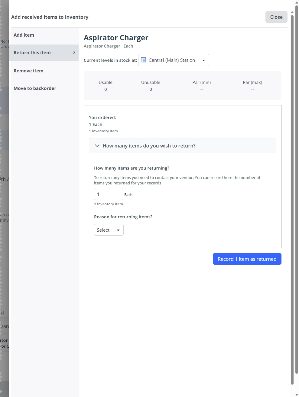 Work with open orders