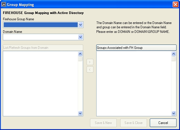 Integrate AD with FH users and security